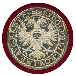 ドイツ ニュルンベルク ”1586”1975年 60Kr 銀貨 リストライク PCGS SP67