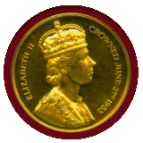 イギリス 1953年 金メダル エリザベス2世戴冠記念 NGC MS63