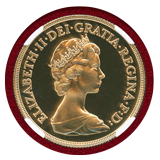 イギリス 1983年 2ポンド 金貨 エリザベス2世 ヤングバスト NGC PF69CAM