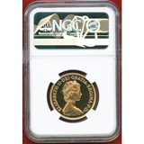 イギリス 1983年 2ポンド 金貨 エリザベス2世 ヤングバスト NGC PF69CAM
