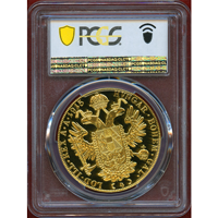 【SOLD】オーストリア 4ダカット金貨 フランツヨーゼフ1世 リストライク PR66DCAM