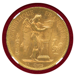 【SOLD】フランス 1906A 100フラン 金貨 エンジェル立像 NGC MS64