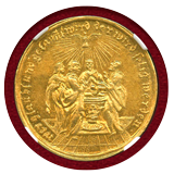 ドイツ ニュルンベルク UNDATED ダカット金メダル 神の洗礼 NGC AU DETAILS