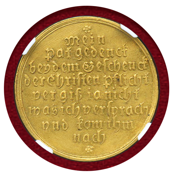 ☆【超希少】1700 ドイツ ニュルンベルク 2ダカット金貨 キリストの 