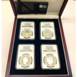 【SOLD】イギリス 2013 5ポンド 銀貨 エリザベス2世戴冠60年記念4枚セット PF70UC