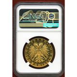 オーストリア 1936年 100シリング 金貨 マドンナ NGC PL62 CAMEO