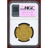 ポルトガル 1822年 ペカ(6400レイス)金貨 ジョアン6世 NGC MS64