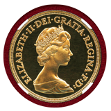 イギリス 1984年 5ポンド 金貨 エリザベス2世 NGC PF70UCAM