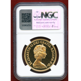 イギリス 1984年 5ポンド 金貨 エリザベス2世 NGC PF70UCAM