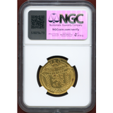 【SOLD】チェコスロバキア 1929年 4ダカット金貨 建国10周年 NGC MS63