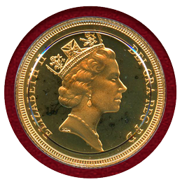 イギリス 1985年 ソブリン 金貨 プルーフ エリザベス2世