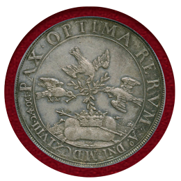ドイツ ミュンスター 1648年 銀メダル ヴェストファーレン条約 PCGS MS61
