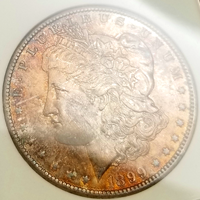 【SOLD】アメリカ 1899-O $1 銀貨 モルガンダラー NNC MS67