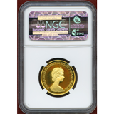 カナダ 1977年 100ドル 金貨 エリザベス女王即位25周年記念 NGC PF69