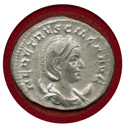 【SOLD】古代ローマ AD249-251 アントニニアヌス 銀貨 ヘレンニア エトルシーラ
