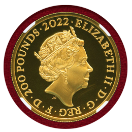 イギリス 2022年 ￡200(2オンス) 金貨 ヘンリー7世 NGC PF70UC