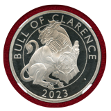 イギリス 2023年 2ポンド銀貨 Bull of Clarence NGC PF70UC FR