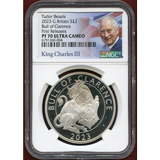 イギリス 2023年 2ポンド銀貨 Bull of Clarence NGC PF70UC FR