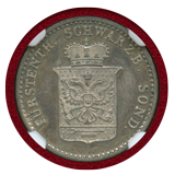ドイツ シュヴァルツブルク 1870A シルバーグロッシェン銀貨 NGC MS64PL