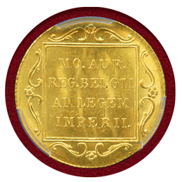 オランダ 1927年 ダカット 金貨 騎士立像 PCGS MS64
