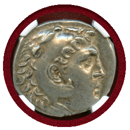 【SOLD】リュキア ファセリス 紀元前218-185年 4ドラクマ 銀貨 アレキサンダー大王 AU