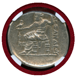 【SOLD】リュキア ファセリス 紀元前218-185年 4ドラクマ 銀貨 アレキサンダー大王 AU