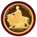 オルダニー 2019年 5ポンド 金貨 ウナとライオン PCGS PR70DCAM