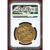 【SOLD】イギリス 1887年 5ポンド金貨 ヴィクトリア ジュビリーヘッド NGC MS60PL