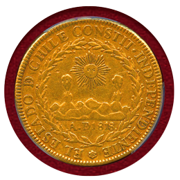 【SOLD】チリ 1819SO FD 8エスクード 金貨 PCGS XF40