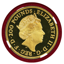 イギリス 2021年 200ポンド(2oz) 金貨 ブリタニア NGC PF69UC
