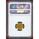 オランダ ホラント 1738年 1Stuiver(1/2ダカット) 金貨 NGC MS63