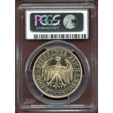 ドイツ 1929年E ワイマール共和国 マイセン 5マルク 銀貨 PCGS PR66CAM