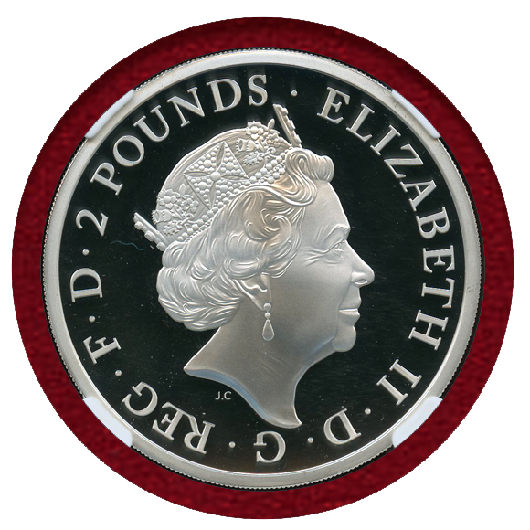 JCC | ジャパンコインキャビネット / イギリス 2018年 2ポンド 銀貨