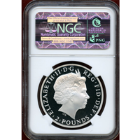 イギリス 2014年 2ポンド 銀貨 ブリタニア NGC PF70UC ER