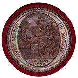 【SOLD】フランス 立憲王政 1792年 5ソル試作銅貨 モネロン商会発行貨 SP65BN
