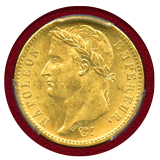 フランス 1813W 20フラン 金貨 ナポレオン・ボナパルト PCGS MS64+