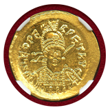 東ローマ帝国 AD457-474 ソリダス金貨 レオ1世 Ch MS 5/5 5/5