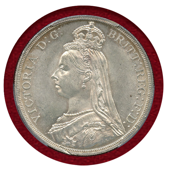 JCC | ジャパンコインキャビネット / イギリス 1887年 クラウン 銀貨 
