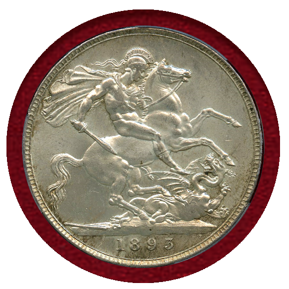 JCC | ジャパンコインキャビネット / イギリス 1893年 クラウン 銀貨 ...