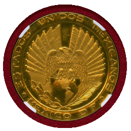 メキシコ 1950年 金メダル 第7回鉄道会議記念 NGC MS61