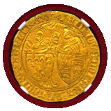 フランス (1422-50) サリュードール 金貨 ヘンリー6世 NGC MS64