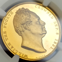 【SOLD】イギリス 1831年 金メダル ウィリアム4世戴冠記念 PROOF DETAILS