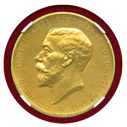 イギリス ND ビクトリア・カレッジ金メダル　ジョージ5世 NGC MS61Matte