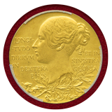 イギリス 1897年 ヴィクトリア女王 ダイアモンドジュビリー金メダル マットプルーフ SP62