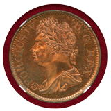 アイルランド 1822年 1/2ペニー 銅貨 ジョージ4世 NGC PF64RB
