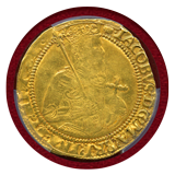 イギリス 1615-16 ユナイト 金貨 ジェームズ1世 NGC XF40