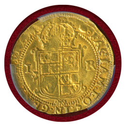 イギリス 1615-16 ユナイト 金貨 ジェームズ1世 NGC XF40
