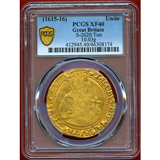 イギリス 1615-16 ユナイト 金貨 ジェームズ1世 NGC XF40