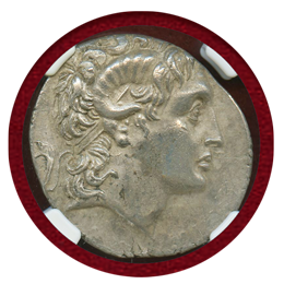 古代ギリシャ ビテュニアキウス リシマコス (280-250BC) 4ドラクマ銀貨 Ch AU