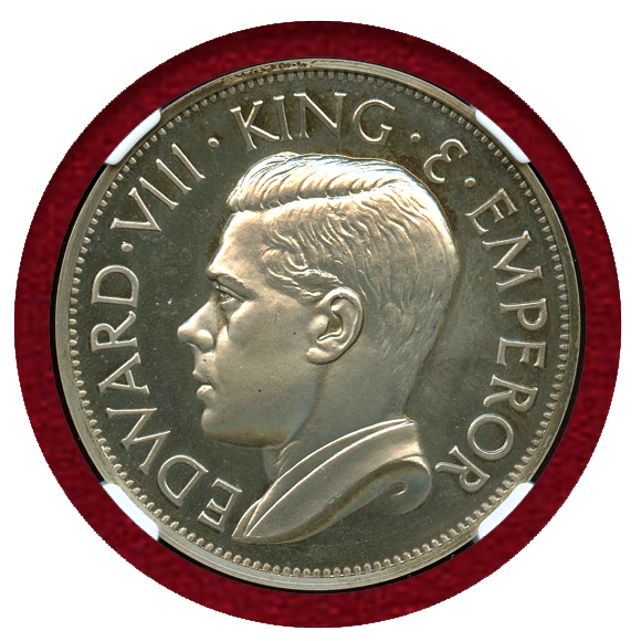 イギリス エドワード8世 錫貨 pf68 1937年 希少-